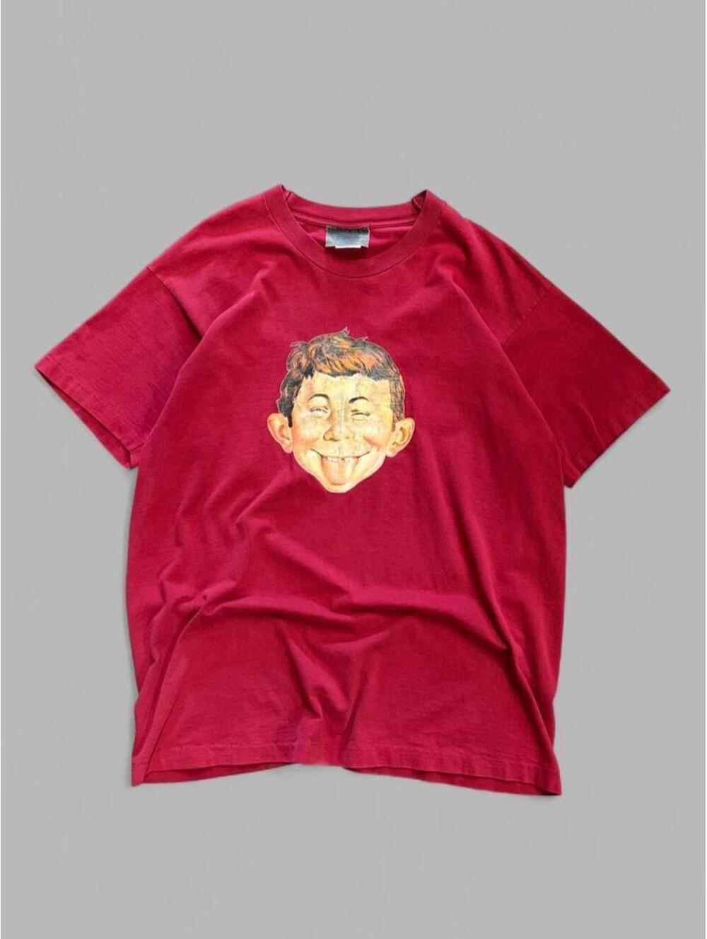 Vintage 90s Mad Magazine Alfred E Neuman Tee